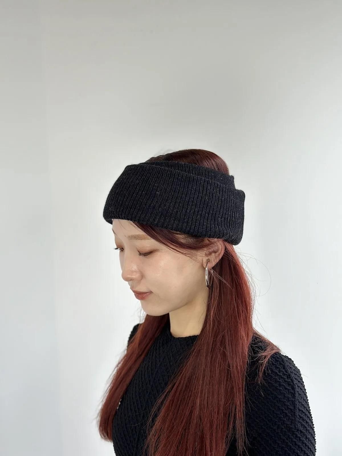 ［新品］COMESANDGOES SILK FLAP HEADBAND comesandgoes(カムズアンドゴーズ)Silk Flap Headband(23926)/Black