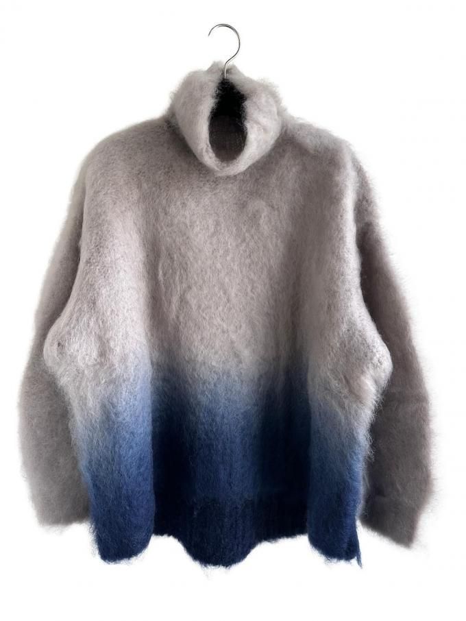 Mame KurogouchiFur Knitted High Neck Top (졼)