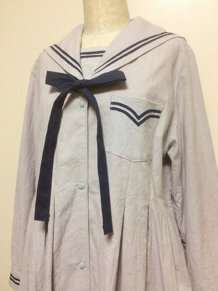 スミレ色のセーラーワンピース - はるかきみへネットショップ