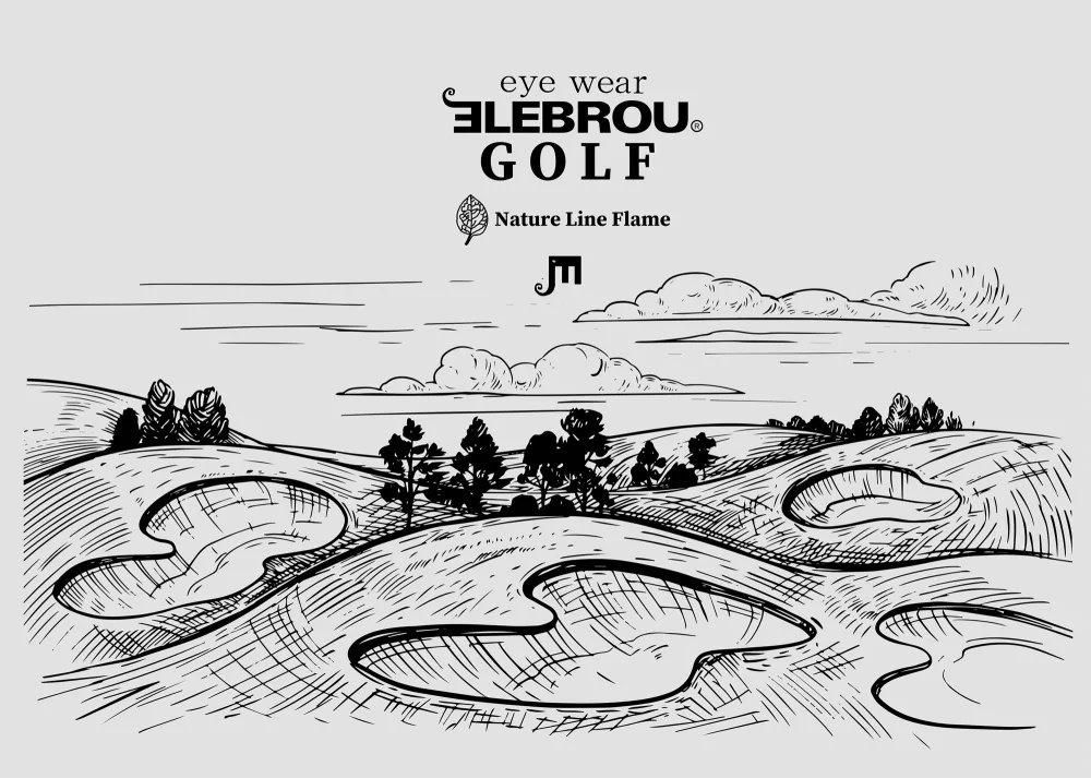 ELEBROU GOLF サステナブルサングラス | Brown Shine Polarized