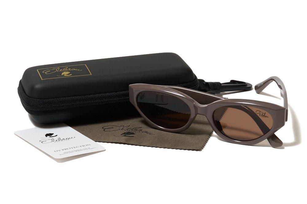 エレブロ サングラス グローブウッドバイオグレー ケース付 エレブロ - ELEBROU eyewear