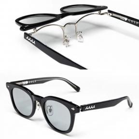 ELEBROU x muta MARINE GOLF FLIP UP BLACK SUNGLASSES(Ĵи)