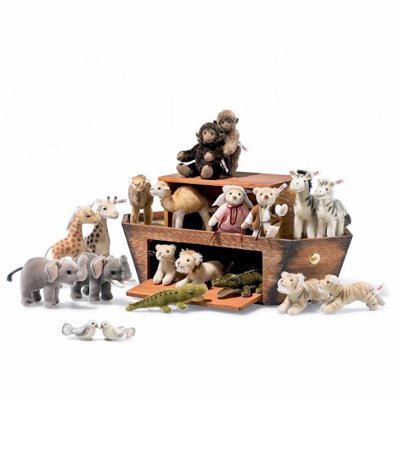 木のおもちゃ ノアの箱舟 動物セット - おもちゃ