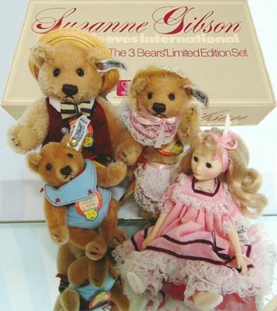 ［限定品】1985年 テディベア\u0026ドール シュタイフ×goldilocks