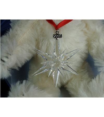 シュタイフ スワロフスキー クリスタル テディベア EAN668401