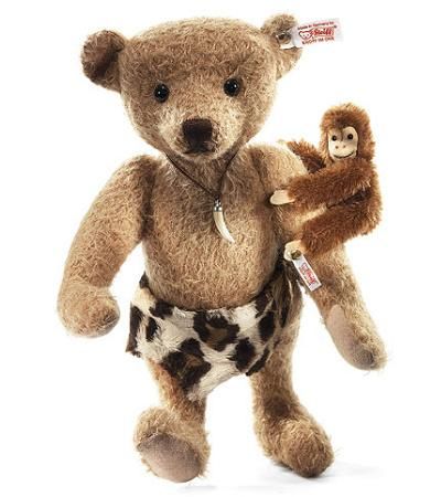 シュタイフ　Steiff　チンパンジー＆ポニーさん シュタイフ Steiff チンパンジー＆ポニーさん