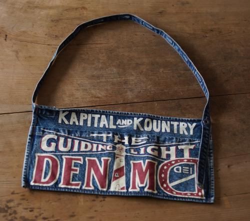 【福袋セール】 KAPITAL【キャピタル】13ozデニム ダメージドショートアド バッグ