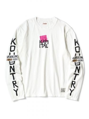 KAPITAL【キャピタル】20/-天竺 クルーロンT(PECKISH KAPpt KAPITAL【キャピタル】20/-天竺 クルーロンT(PECKISH KAPpt