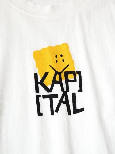 KAPITAL/ 20/ 天竺クルーロンT KAPITAL - 20/-天竺 クルーロンT（CATPITALエルボーパッチpt