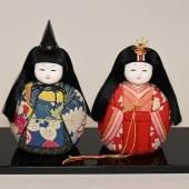 古布ちりめん木目込雛人形「さくら雛」