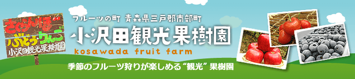 小沢田観光果樹園 | 南部町のりんご、佐藤錦さくらんぼ、青梅・完熟梅の通販