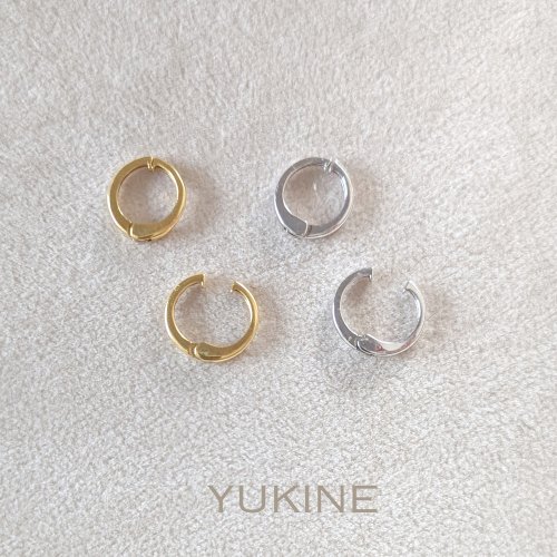 【1個】K18フープイヤリング S - YUKINE online shop