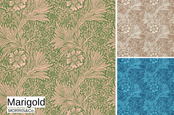 MORRIS&Co. 壁紙<br>Marigold<br>【WM-Marigold】<img class='new_mark_img2' src='https://img.shop-pro.jp/img/new/icons7.gif' style='border:none;display:inline;margin:0px;padding:0px;width:auto;' />