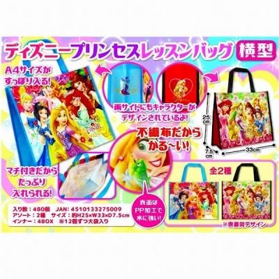 ディズニープリンセス レッスンバッグ 横型 １個商品詳細ページ