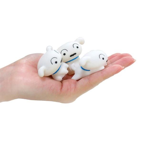 ノベルティグッズ 販促品 粗品 景品用 クレヨンしんちゃん シロ ぷかぷか立体マスコット ノベルティグッズ 販促品 粗品 景品用 クレヨンしんちゃん シロ ぷかぷか立体マスコット