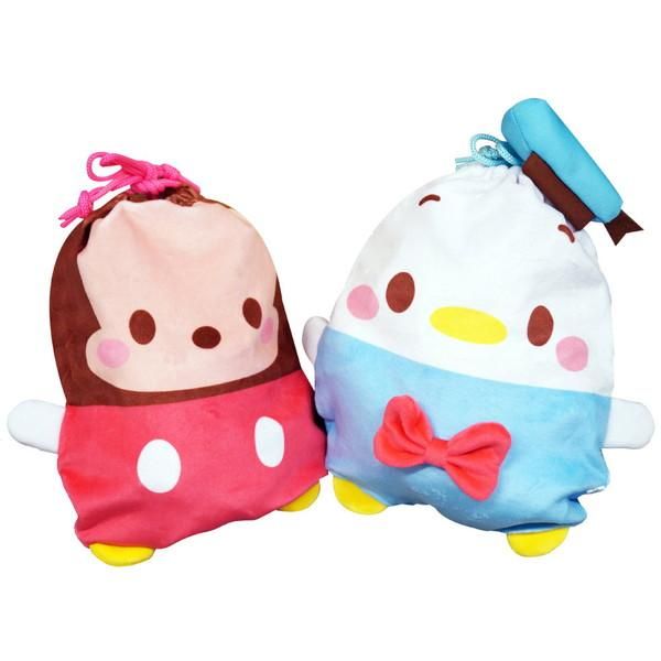 ノベルティ 販促品 粗品 景品用としてオススメなキャラクターもちもちぬいぐるみ巾着 1個です ノベルティ 販促品 粗品 景品用としてオススメなキャラクターもちもちぬいぐるみ巾着 1個です