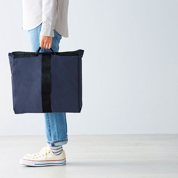 ノベルティ、販促品、粗品、景品用としてオススメな縦横持てる保冷温バッグ １個です。