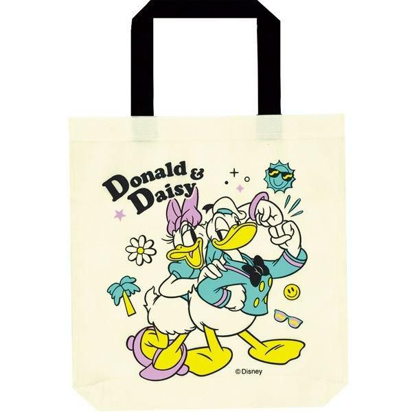 ノベルティ、販促品、粗品、景品用としてオススメなミッキーフレンズ不織布トートバッグ １個です。
