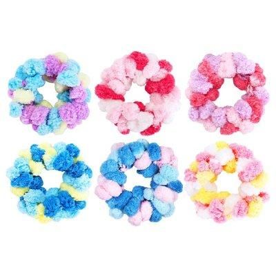 ★No.120★もこもこシュシュ★ No.128新作☆もこもこシュシュ☆