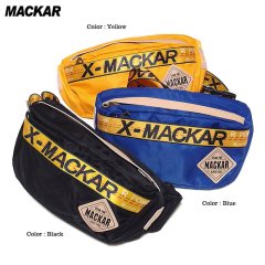 大人気のロゴテープ使いでストリート＆スポーツテイスト満点のMACKAR（メカ）マルチボディバッグ