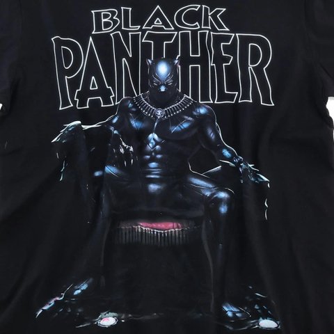 MARVEL ブラックパンサー Tシャツ マーベル BLACK PANTHER - Cyber