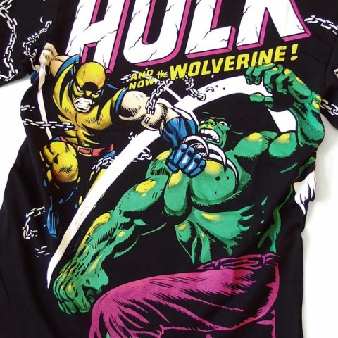 MARVEL ハルク＆ウルヴァリン Tシャツ マーベル Hulk&Wolverine