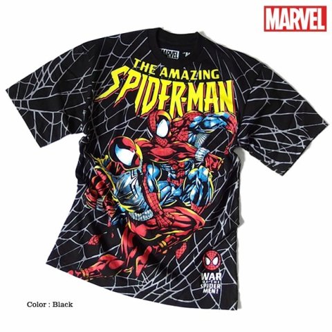 注意事項Spider-man Tシャツ