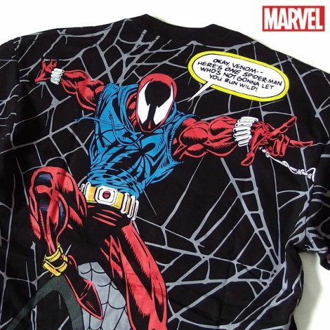 スパイダーマン Tシャツ Mサイズ Spider-Man Marvel 映画メンズ