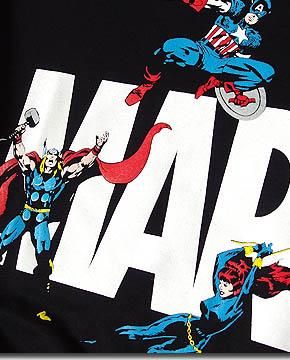 MARVEL スーパーヒーロー Tシャツ マーベル HEROES