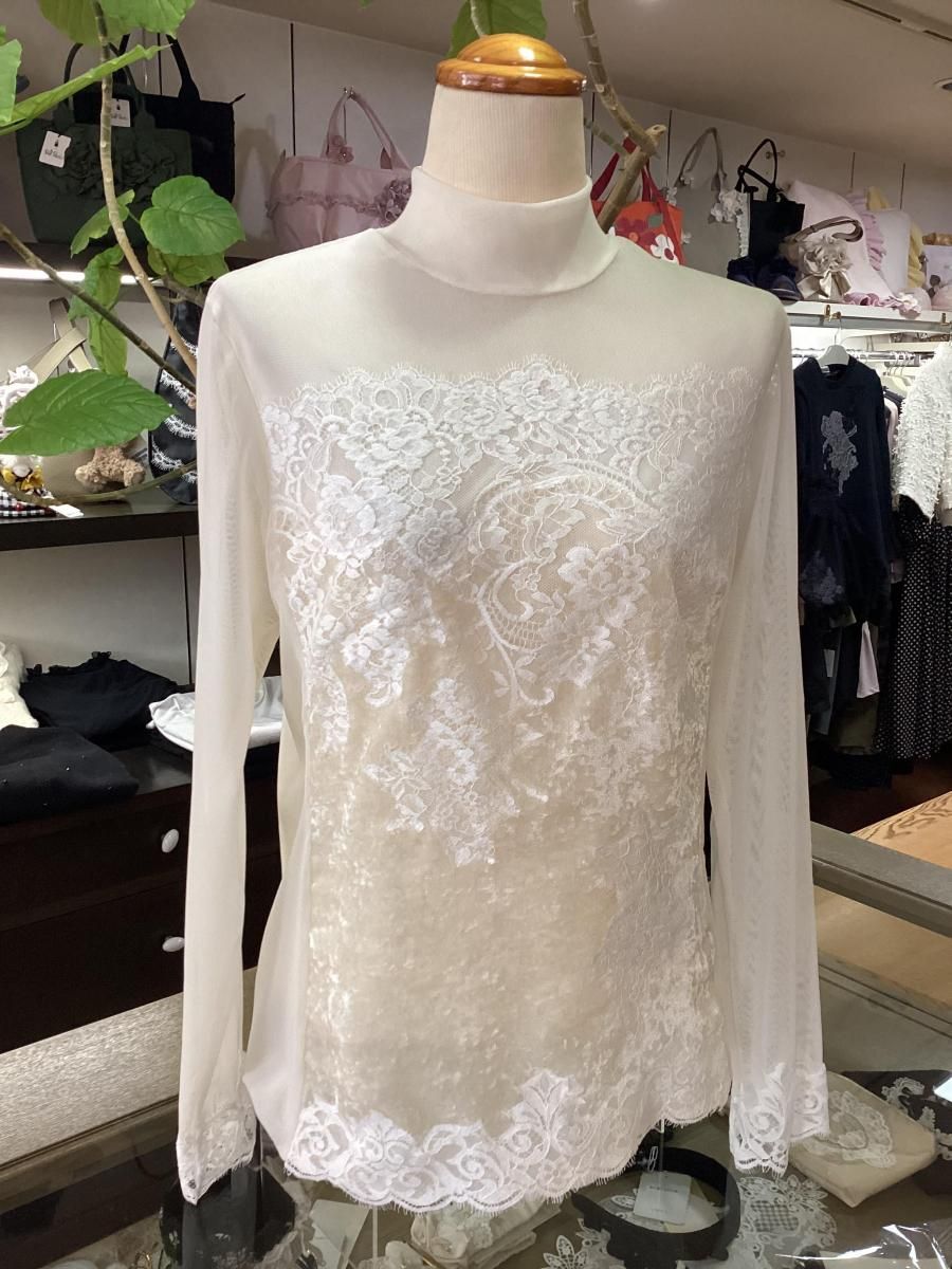 さえら:ヒスクローネ チュールカットソー2色(52-h012) - さえら