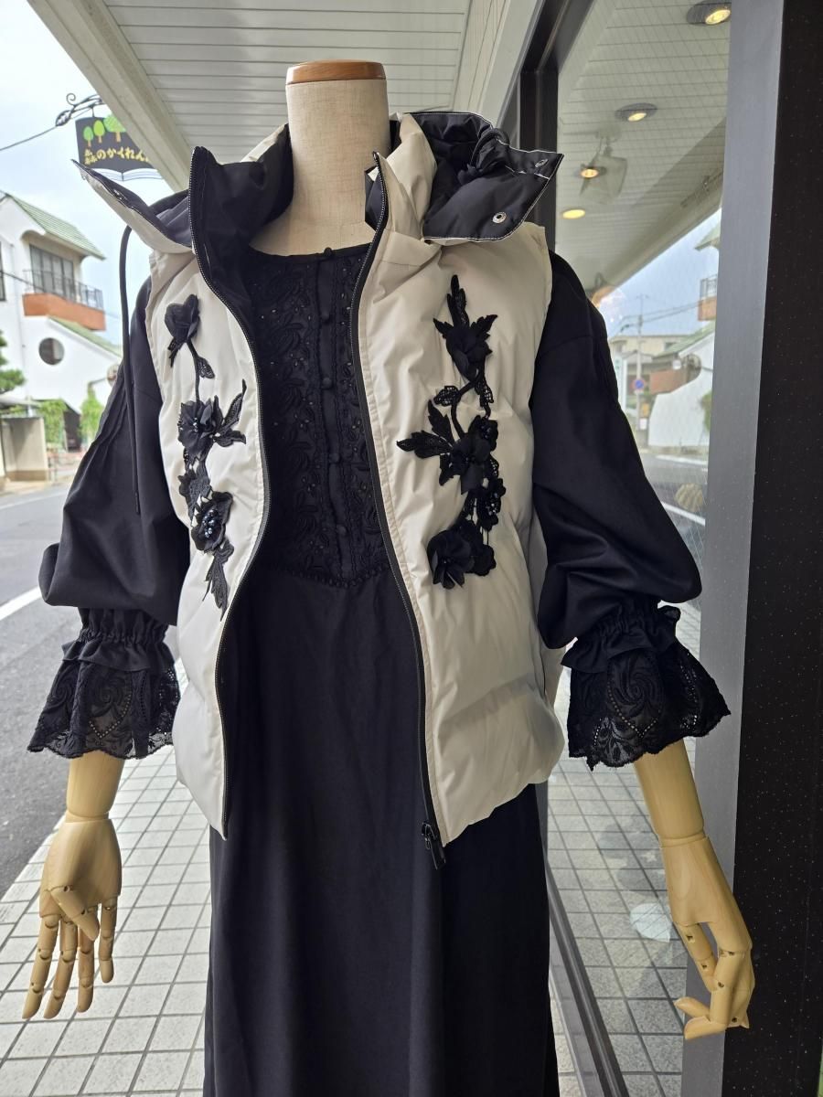 calee 中綿パデッドベスト re-ap_4440-6701