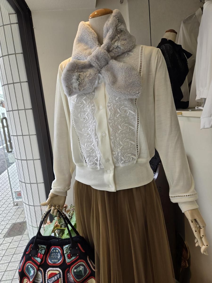 さえら　ヒスクローネ　カーディガン さえら：ヒスクローネ カーディガン2色（52-h122) - さえら