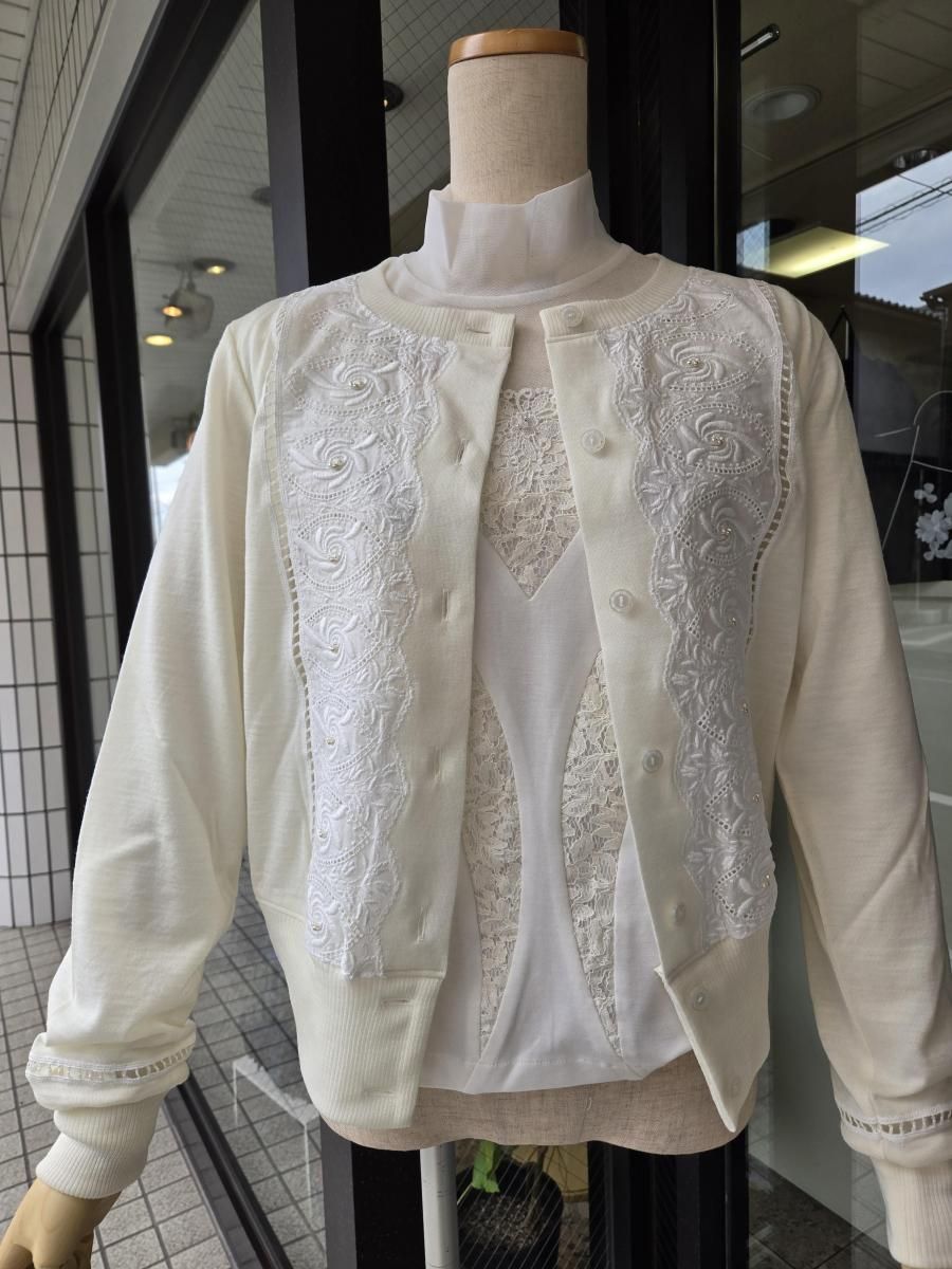 さえら：ヒスクローネ カーディガン2色（52-h122) - さえら