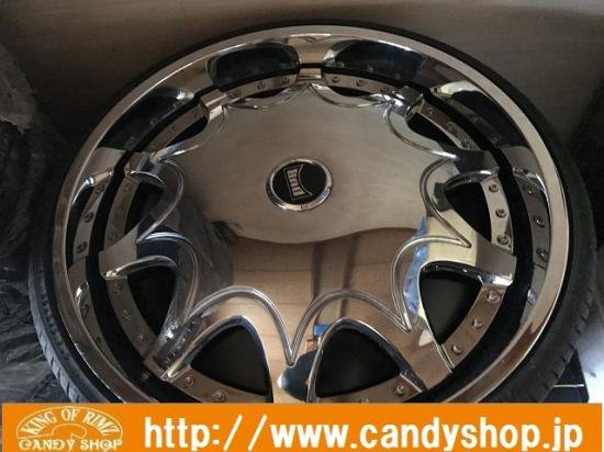 中古】28インチDUBスピナーメッキ5穴STASHOLA SPINフロータースピン275/25R28 - BIG RIMS CANDY SHOP