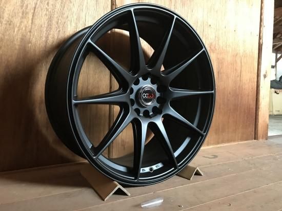 新品】19インチ8.5J10JセットマットブラックOCW WHEELS黒