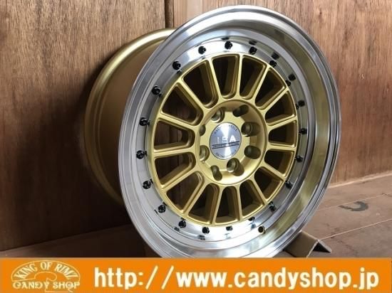 新品】15インチ8J+20深リムゴールド ISA 4穴100/114.3 - BIG RIMS ...