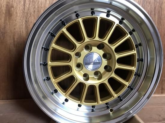 新品】15インチ8J+20深リムゴールド ISA 4穴100/114.3 - BIG RIMS ...