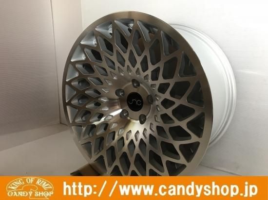 新品】JNC18ｲﾝﾁ コンケーブポリッシュメッシュ9.5J 114.3 5穴