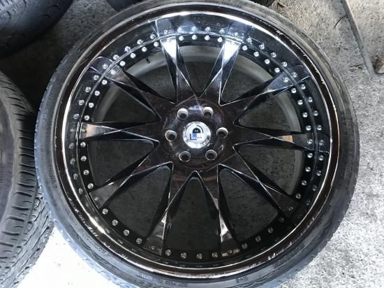 中古】26インチasantiメッキ☆295/30R26アシャンティ139.7-6穴10J+35☆ - BIG RIMS CANDY SHOP