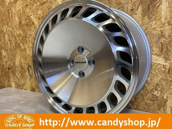 新品】１７インチMESSER7.5J＋40☆4穴PCD100人気カラーシルバー飛び出しディスク☆STANCE - BIG RIMS CANDY SHOP