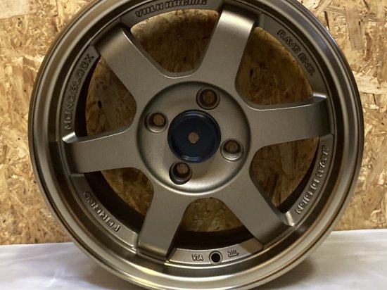 新品】１４インチ６本スポーク6J＋25☆4穴PCD100☆人気カラーブロンズ☆ - BIG RIMS CANDY SHOP