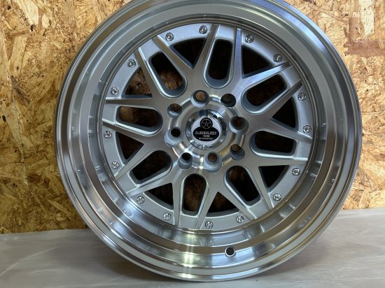 新品】8J±0☆4穴PCD100/114.3☆シルバー深リム人気デザイン☆ドリドリメッシュ - BIG RIMS CANDY SHOP