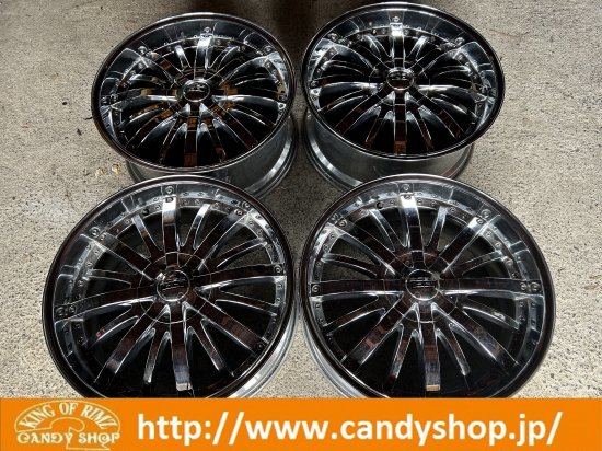 中古】22インチメッキジオバンナDBLG☆9.5j5穴PCD114.3/120☆ - BIG RIMS CANDY SHOP