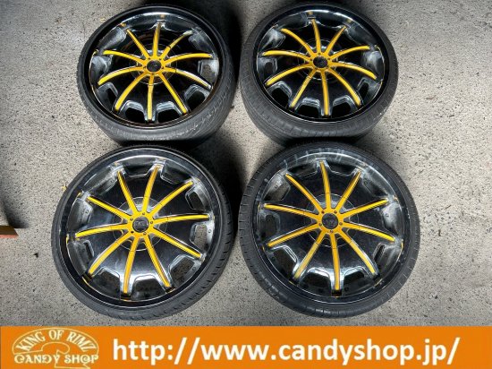 中古】20インチstatus7.5J＋45☆4穴PCD100/108☆メッキ215/30R20☆ - BIG RIMS CANDY SHOP