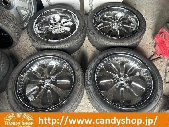 中古】26インチASANTI鍛造3PC10Jハマー用8穴165.1☆315