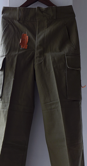 1950s Vintage French Army M-47 Trousers Dead Stock