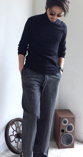 1940s Vintage French Work Pant Heavy Chambray Black ヴィンテージ黒 