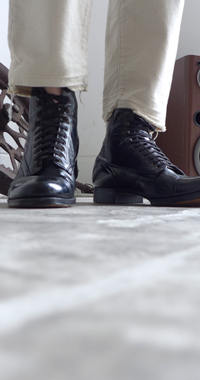1930~40s Vintage Kangaroo Leather Boots ヴィンテージ 1930~40s Vintage Kangaroo Leather Boots ヴィンテージ