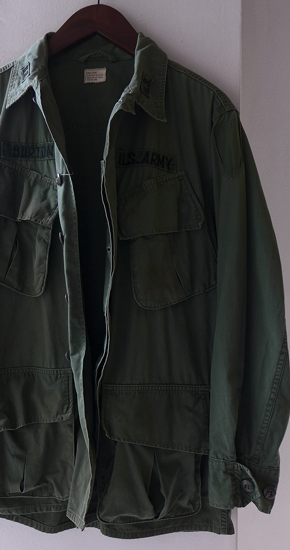 1960s Vintage U.S.Army Jungle Fatigue Jacket 2nd～3rd (S-S) ヴィンテージジャングルファティーグ  - ANNE-TRE