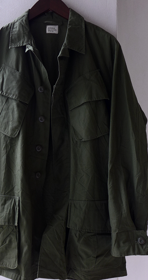 1960s Vintage U.S.Army Jungle Fatigue Jacket 3rd ヴィンテージノンリップジャングルファティーグ -  ANNE-TRE